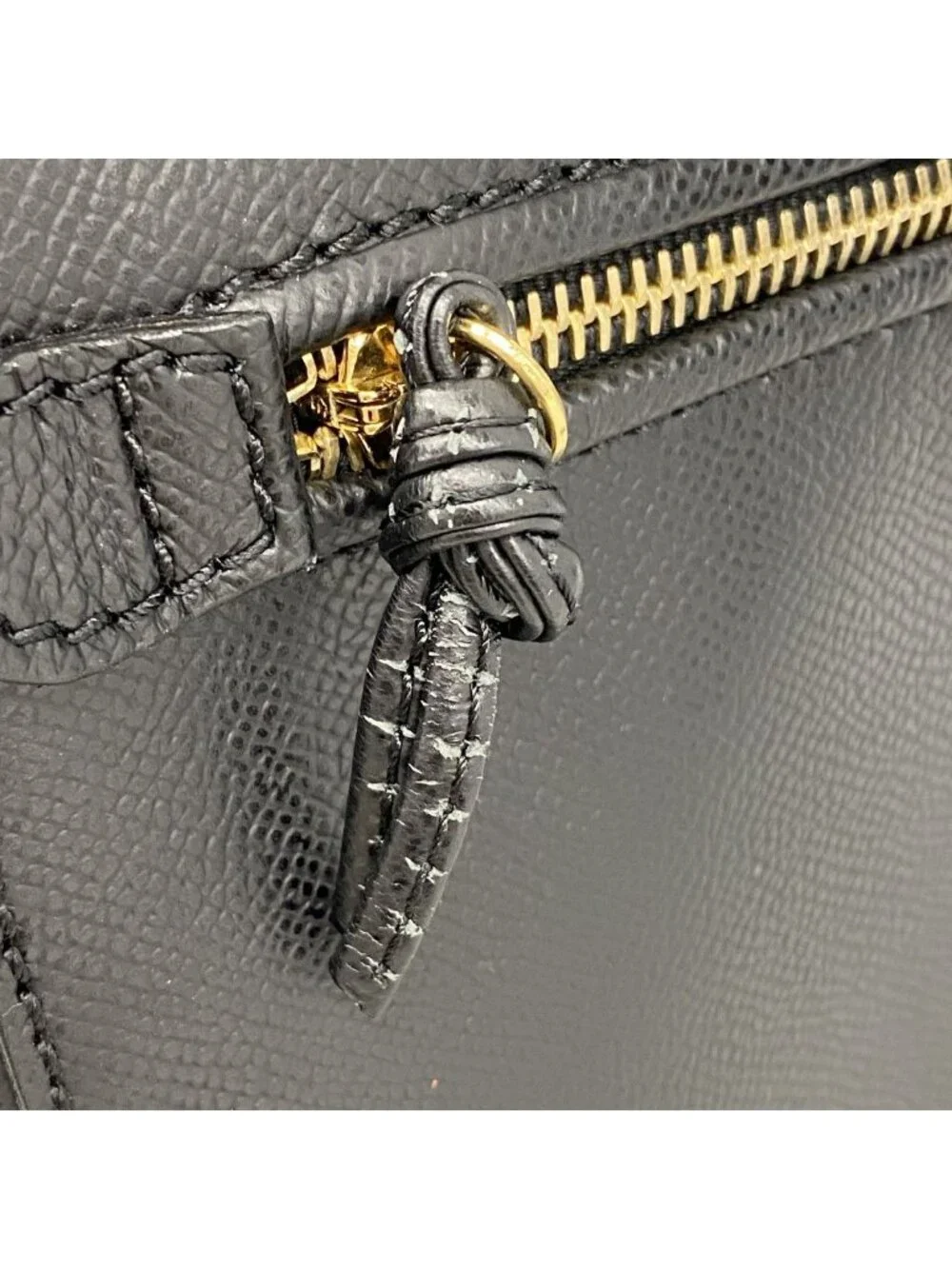 Chanel Tote Leather Black Gold